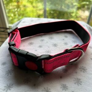 New w/out tags Pink adjustable dog collar size large